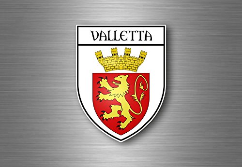 Aufkleber sticker autoaufkleber wappen schild flagge malta valletta von Akacha