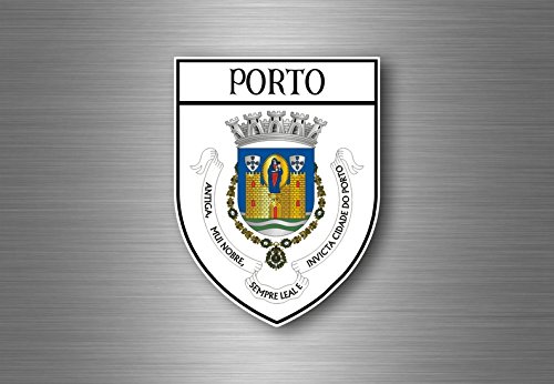 Aufkleber sticker autoaufkleber wappen schild flagge portugal porto von Akachafactory