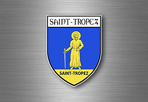 Aufkleber sticker autoaufkleber auto wappen flagge frankreich st saint tropez von Akachafactory