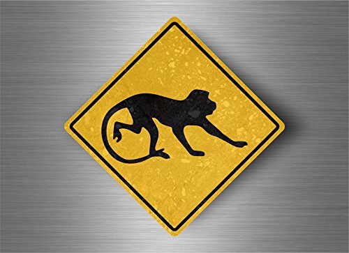 Akacha Aufkleber Sticker Auto Sign Achtung australien straÃŸenschild AFFE von Akachafactory