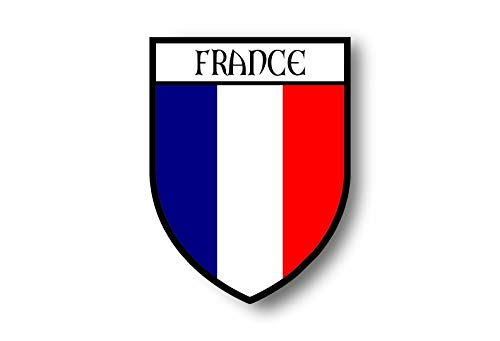 Akachafactory Aufkleber Sticker autoaufkleber Wappen Schild Flagge flaggen Fahne Frankreich von Akachafactory