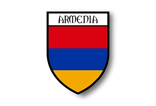 Akachafactory Aufkleber Sticker autoaufkleber Wappen Schild Flagge flaggen Fahne armenien von Akachafactory