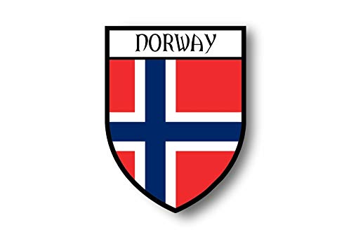 Akachafactory Aufkleber Sticker autoaufkleber Wappen Schild Flagge flaggen Fahne norwegen von Akachafactory