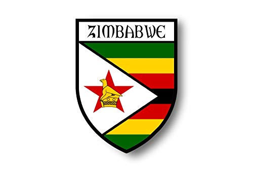 Akachafactory Aufkleber Sticker autoaufkleber Wappen Schild Flagge flaggen Fahne simbabwe von Akachafactory