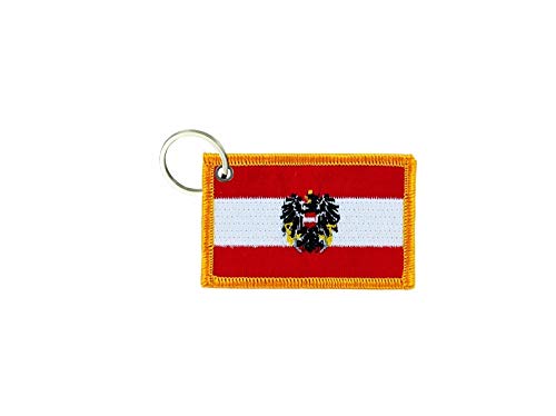 Akachafactory Schlüsselanhänger Fahne Flagge flaggen Bestickt anhänger schlüssel Österreich r2 Akachafactory Schlüsselanhänger Fahne Flagge flaggen Bestickt anhänger schlüssel Österreich r2 von Akachafactory