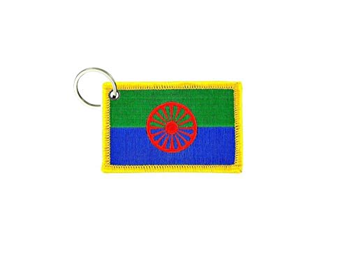Akachafactory Schlüsselanhänger Fahne Flagge flaggen Bestickt anhänger schlüssel Roma Romani Akachafactory Schlüsselanhänger Fahne Flagge flaggen Bestickt anhänger schlüssel Roma Romani von Akachafactory