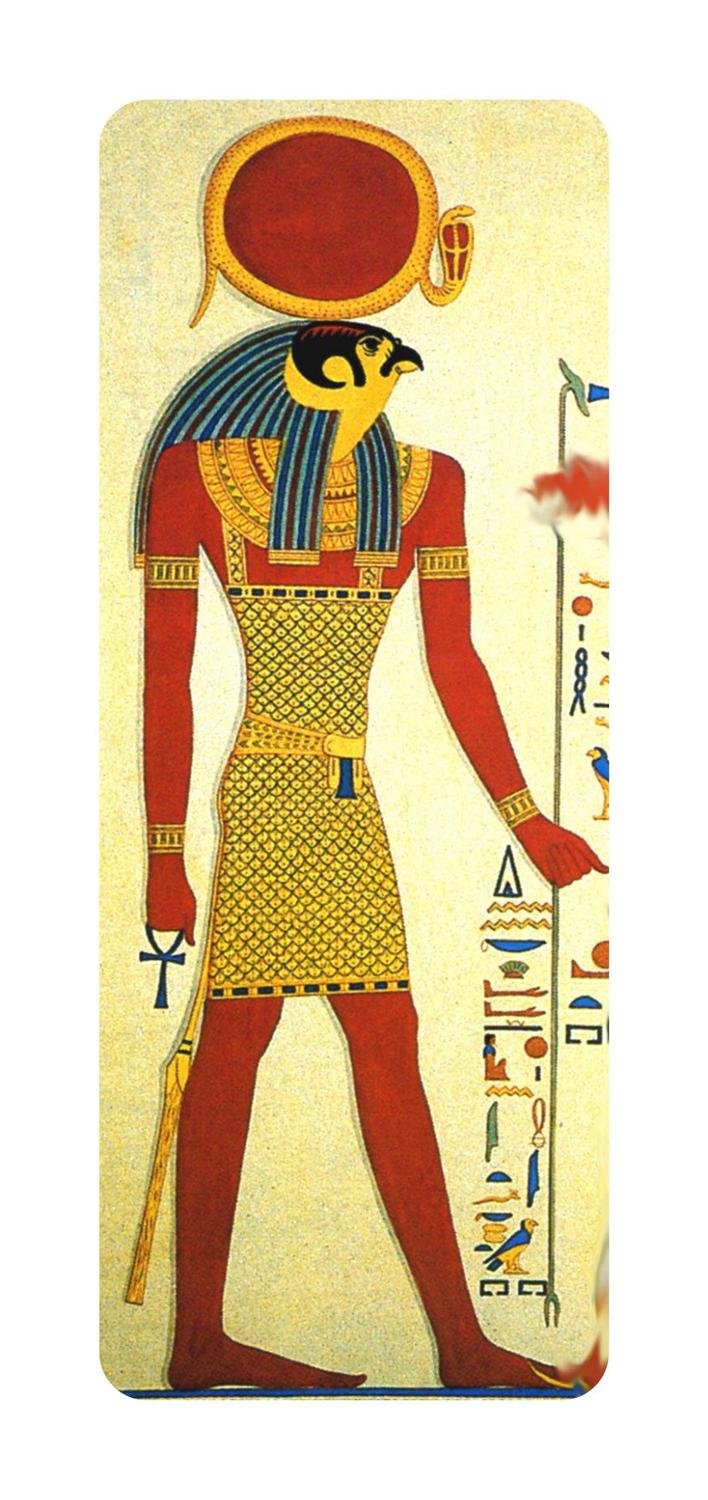 Akachafactory Selbstklebend Wandtattoo Ägypten Antik Alte ägyptische RA RE Gott Soleil Papyrus von Akachafactory