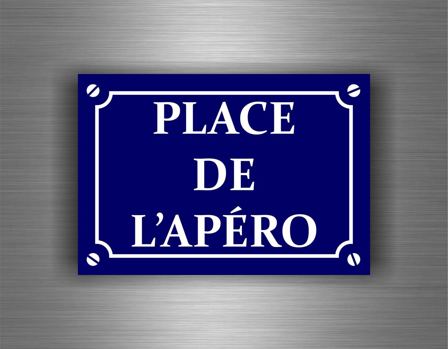 Akachafactory Selbstklebend Wandtattoo Decoration Platz der Apéro Bistro Wandtattoo Platte Straße Akachafactory Selbstklebend Wandtattoo Decoration Platz der Apéro Bistro Wandtattoo Platte Straße von Akachafactory