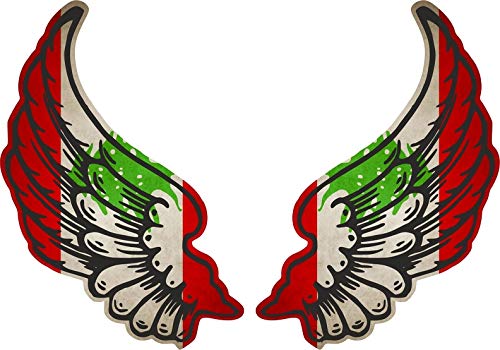 Akachafactory Sticker Aufkleber Flugel Motorrad Biker Flagge Fahne RL libanon von Akachafactory