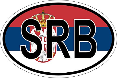 Akachafactory Sticker Aufkleber Nationalitätenkennzeichen Flagge Fahne SRB serbien Akachafactory Sticker Aufkleber Nationalitätenkennzeichen Flagge Fahne SRB serbien von Akachafactory