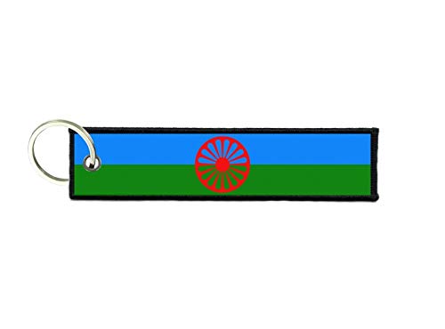 Akachafactory Schlüsselanhänger Auto Moto anhänger Flagge Fahne flaggen Roma Romani Akachafactory Schlüsselanhänger Auto Moto anhänger Flagge Fahne flaggen Roma Romani von Akachafactory