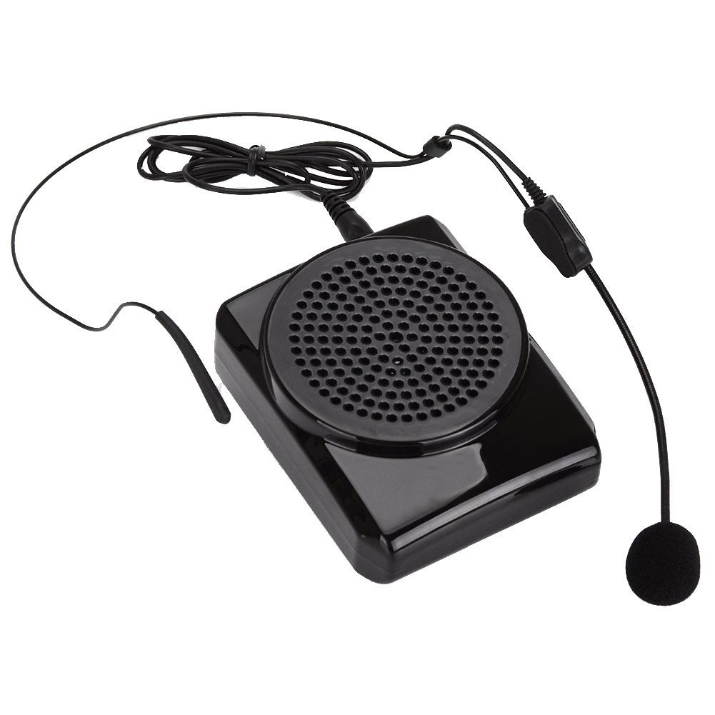 Aker MR1505 12 watts Portable Voice Amplifier for Teachers, Coaches, Black von Aker