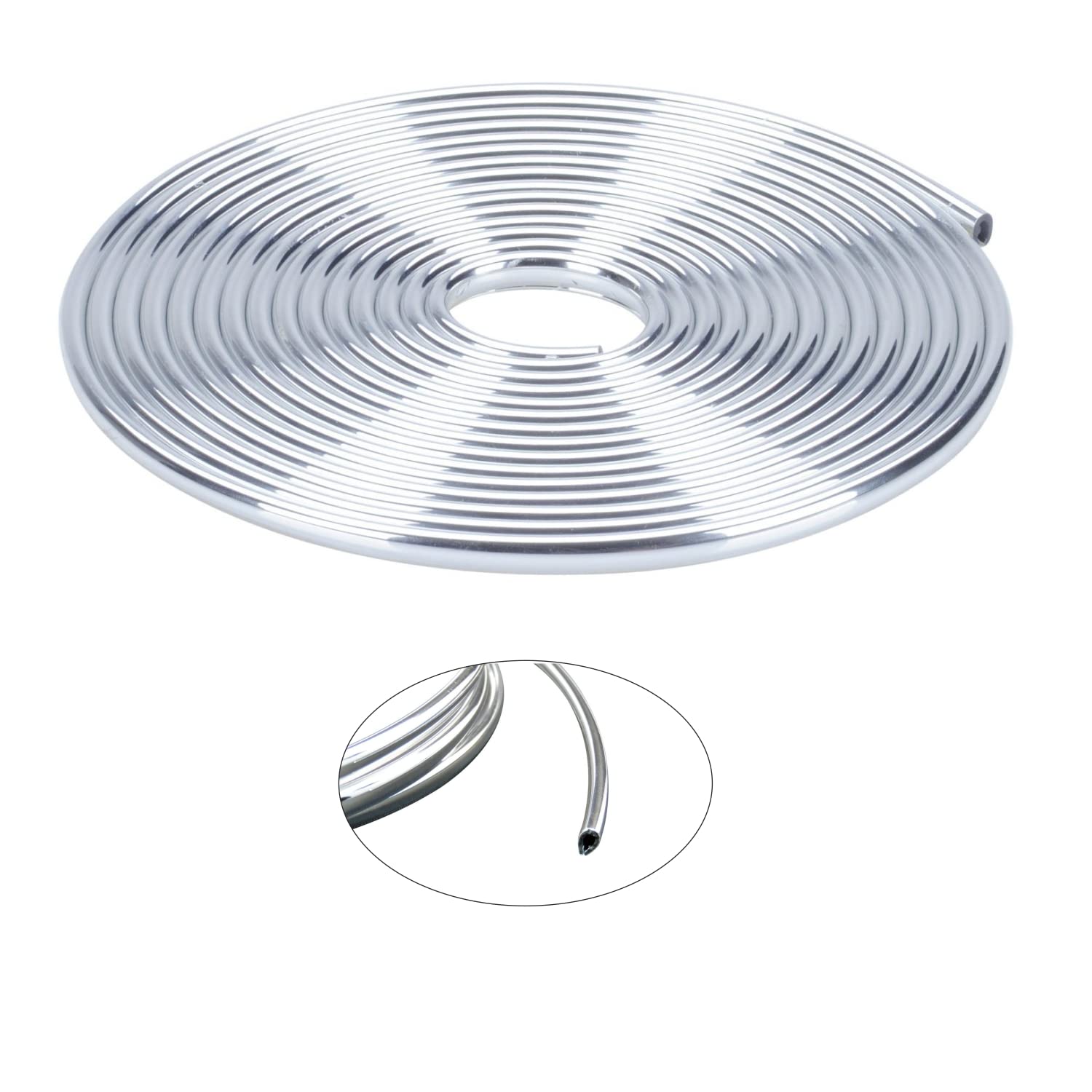 CL89U - Chrom Zierleiste Chromleiste 8 Meter 9mm U-Profil Finnprofil CL89U - Chrom Zierleiste Chromleiste 8 Meter 9mm U-Profil Finnprofil von akhan
