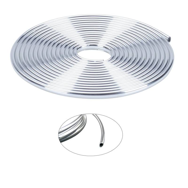 CL89U - Chrom Zierleiste Chromleiste 8 Meter 9mm U-Profil Finnprofil von akhan