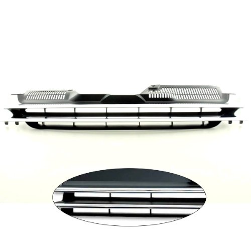 KG12CB - Sportgrill, Kühlergrill Chrom-Schwarz Geeignet für Golf 5 2003-2008 von akhan
