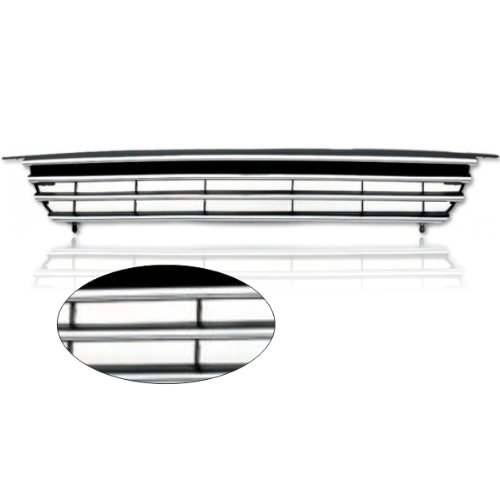 KG23CB - Sportgrill, Kühlergrill Chrom-Schwarz Geeignet für Polo 4 6N2 99-01 von akhan
