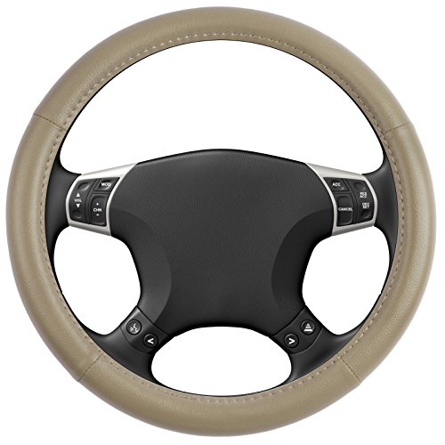 LB03 - Lenkradbezug Lenkradhülle Beige für alle Lenkradtypen 37cm-39cm von akhan