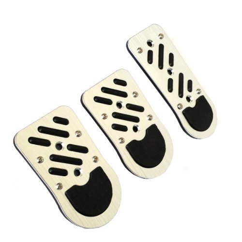 SP394 - Sport Pedal Set Pedal-cover Pedalauflagen mit Anti-Rutsch-Gummi-Einsätze von akhan
