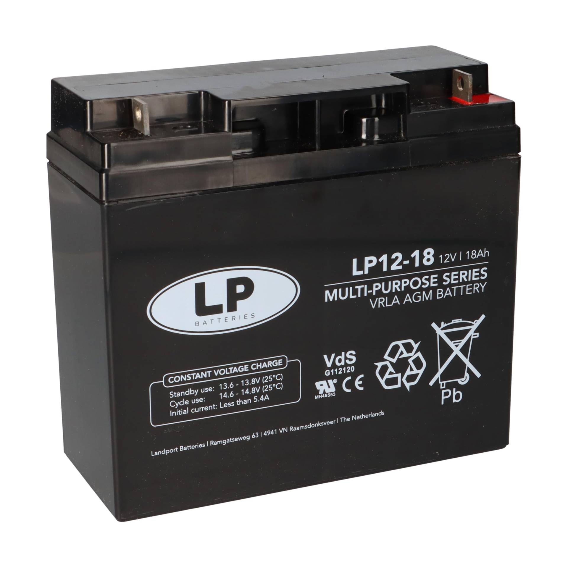 Akku Batterie 18Ah, 12V AGM, Bleiakku, zyklenfest, passend für Rasenmäher, Rasentraktor, Aufsitzmäher, Boot, Scooter 17Ah 19Ah 20Ah 22Ah 23Ah von Akkuman.de Akkutechnik vom Fachmann