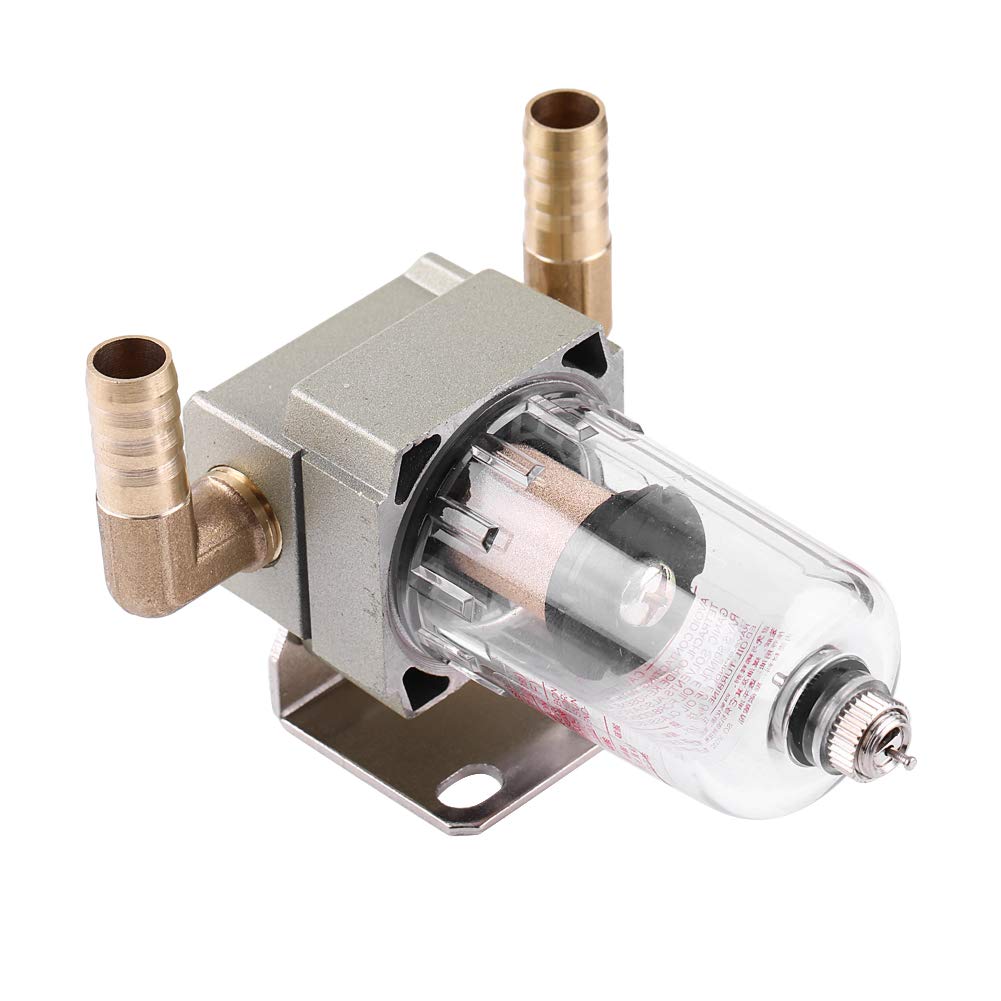 Akozon 100 ohm Resistor + Ölfilter für Auto, Universal Motorrad mit 7/8 Zoll linken Lenker und 1 Zoll rechten Lenker, Aluminiumlegierung, Ölfilter, Ersatzteil von Akozon