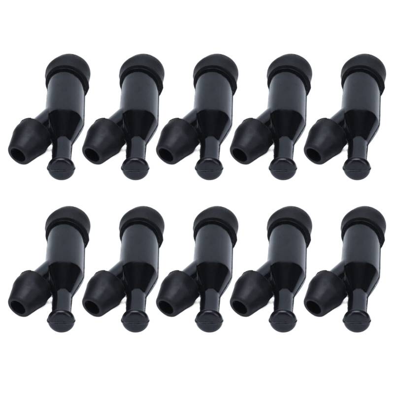 10pcs, 10pcs 168F Hochdruckkappe Schwarz Premium ABS für & GX160 Kraftstofftankkappen Durabilität Easy Installation Zündkerze Benzinmotor Generator Verpackt 10 Teile von Akozon