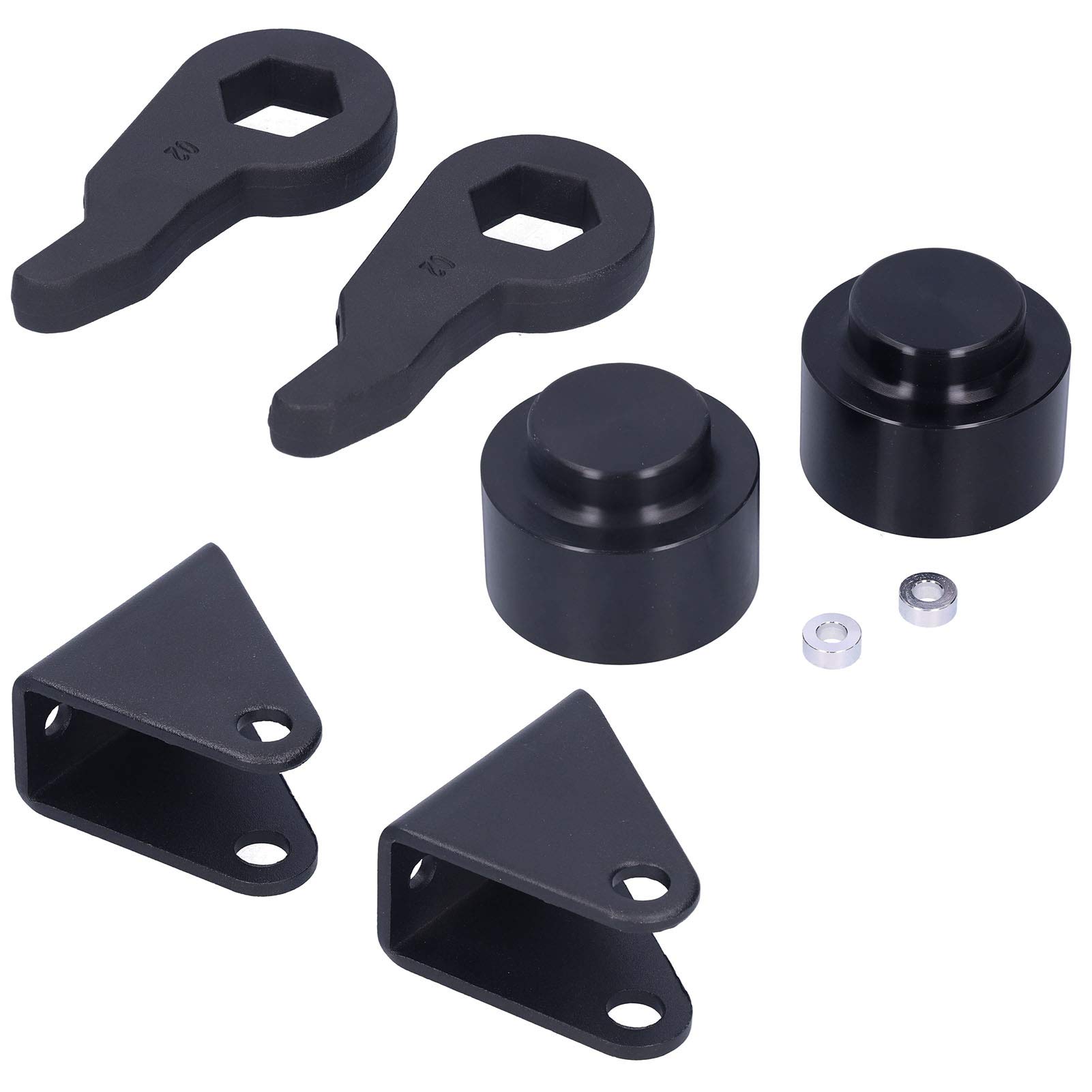 3in Front + 2in Rear Leveling Lift Spacer W/Unterlegscheibe Passend für HUMMER H2 4X4 2003-2010 Full Lift Spacer Full Leveling Spacer 3in Front + 2in Rear Leveling Lift Spacer W/Unterlegscheibe Passend für HUMMER H2 4X4 2003-2010 Full Lift Spacer Full Leveling Spacer von Akozon