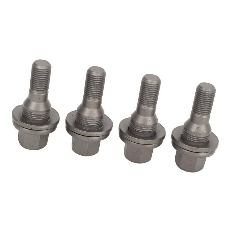 4 Stück 17 Mm Sechskant-Radschrauben Als Ersatz für206 207 208 308 407 – Robuste Konstruktion, Korrosionsbeständig und Langlebig von Akozon