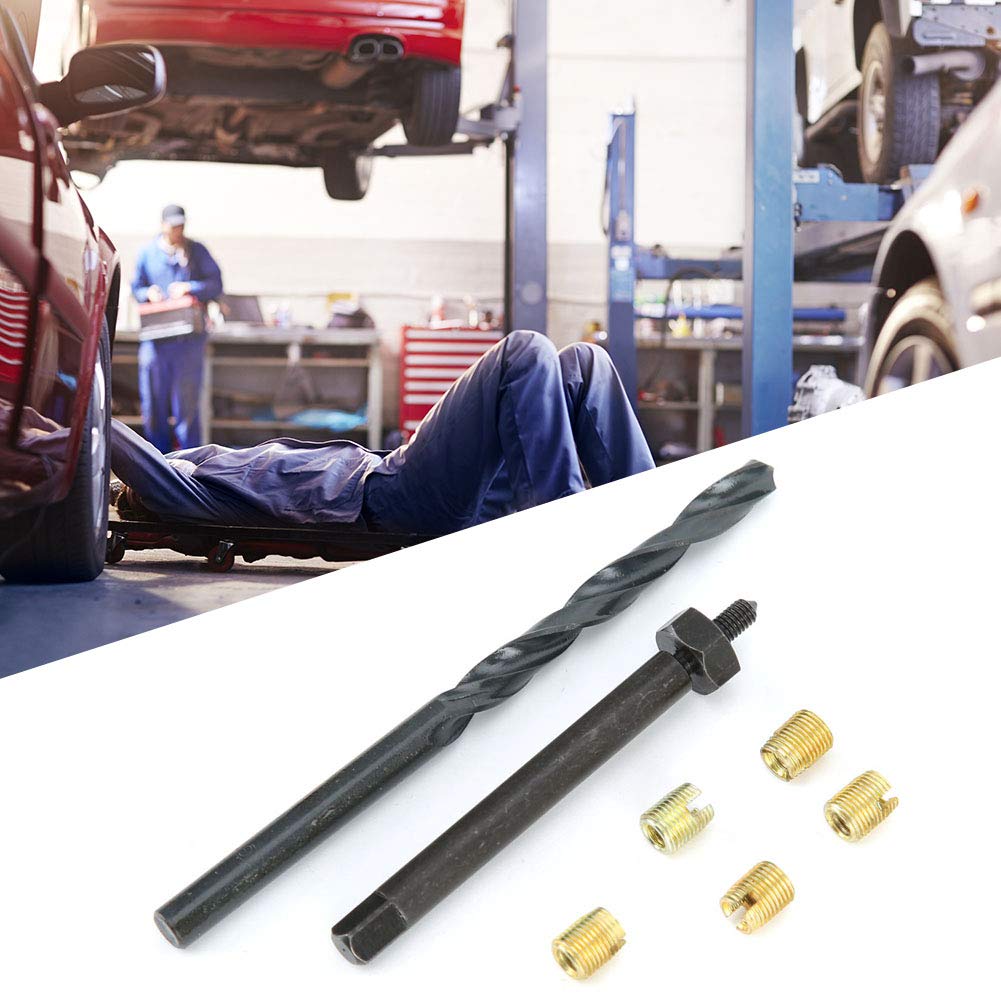 Akozon 12-teiliges M3 X 0,5 Gewinde-Reparatur-Set, Selbstschneidende Gewindeeinsätze, Werkzeug-Set, Professionelles Zubehör Akozon 12-teiliges M3 X 0,5 Gewinde-Reparatur-Set, Selbstschneidende Gewindeeinsätze, Werkzeug-Set, Professionelles Zubehör von Akozon