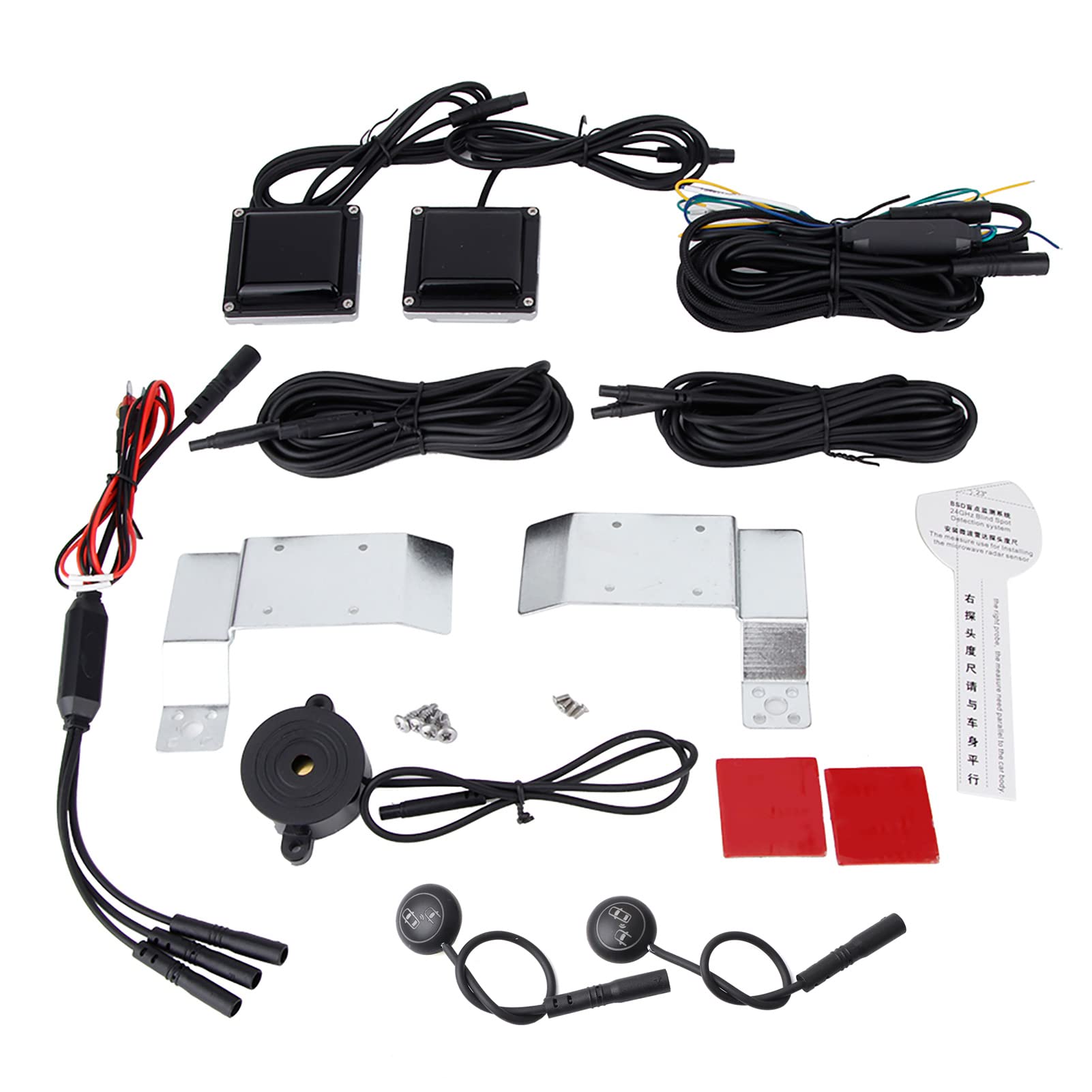 Akozon 12V Universal Blind Spot Detection Monitoring System Kit BSD Sensor Akozon 12V Universal Blind Spot Detection Monitoring System Kit BSD Sensor von Akozon