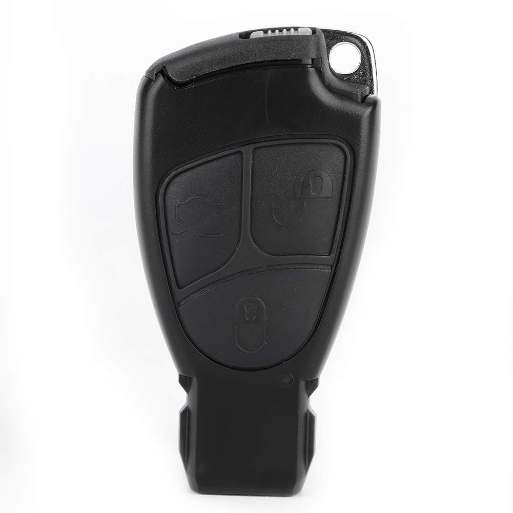 Akozon 3 Tasten Smart Remote Autoschlüssel Shell Gehäuse, ABS Schlüsselanhänger Abdeckung Schutz für C E ML S SL SLK CLK Klasse von Akozon