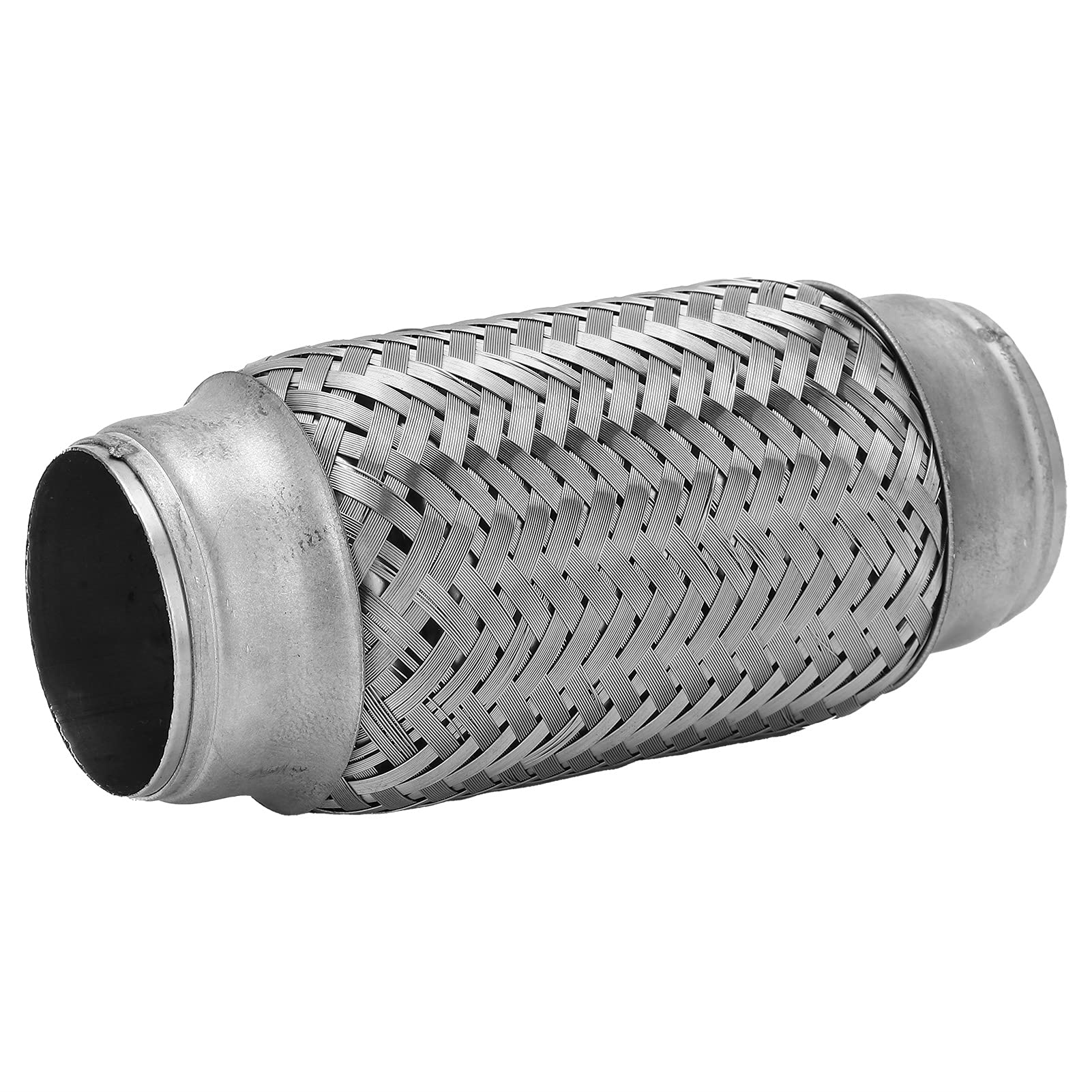 Akozon 50x155mm Auspuff Flexrohr Auto Woven Auspuff Flexible Rohrkupplung Geflochtenes Auspuffrohr Gewelltes Flexibles Verbindungsrohr aus Edelstahl für Pkw-LKW-Busse Akozon 50x155mm Auspuff Flexrohr Auto Woven Auspuff Flexible Rohrkupplung Geflochtenes Auspuffrohr Gewelltes Flexibles Verbindungsrohr aus Edelstahl für Pkw-LKW-Busse von Akozon