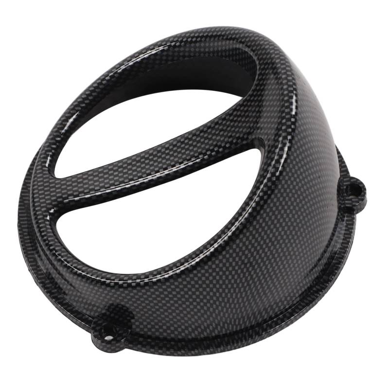 Akozon Air Scoop Cover, Carbon Fiber Style Motorrad Motor Lüfterabdeckung für GY6 125cc 150cc 152QMI 157QMJ Motorrad Scooter von Akozon