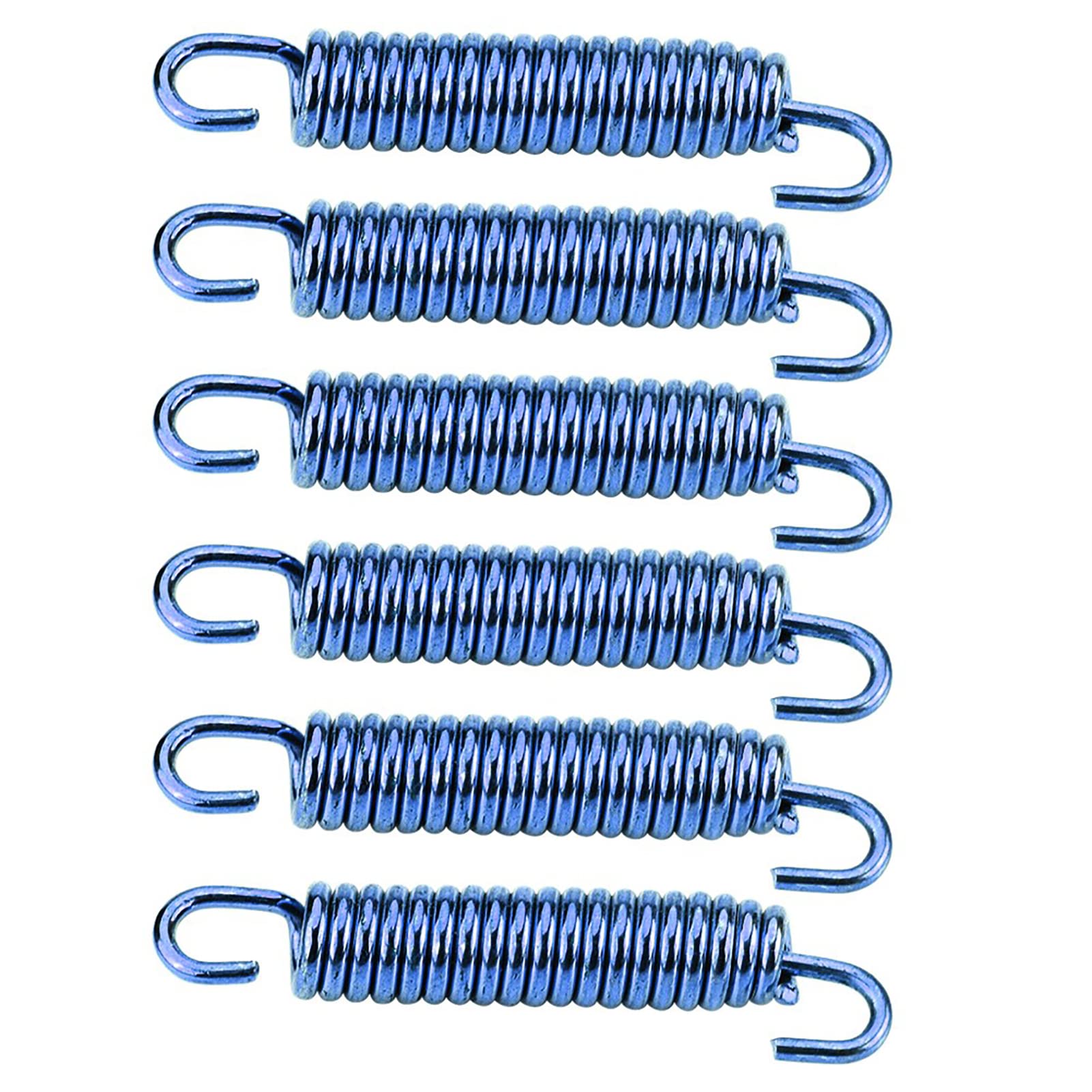 Akozon Auspufffeder 63mm 6 stücke Spiralfeder aus rostfreiem Stahl Blau für die Modifikation von Motorradabgasen Akozon Auspufffeder 63mm 6 stücke Spiralfeder aus rostfreiem Stahl Blau für die Modifikation von Motorradabgasen von Akozon