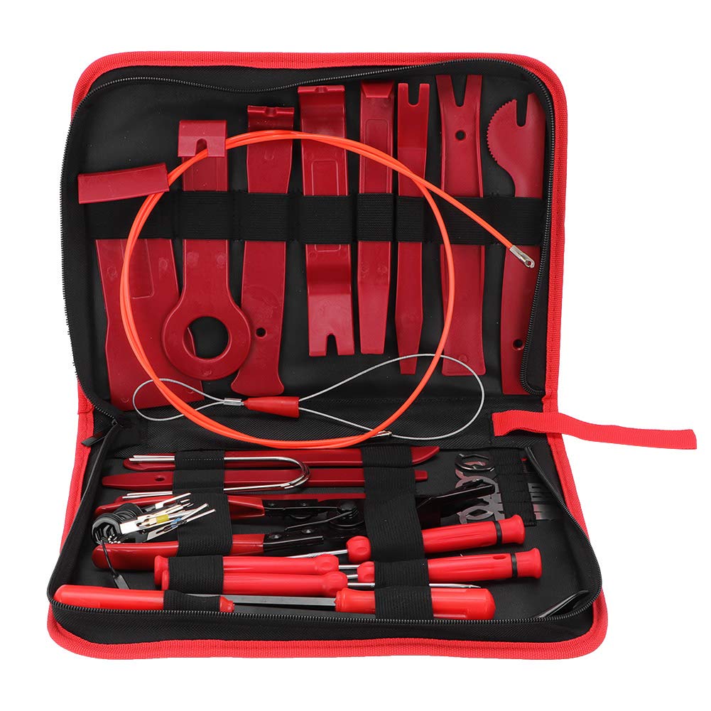 Akozon Auto Demontage Werkzeuge 39-Teiliges Auto Innenverkleidung Türverkleidungs Armaturenbrett Audio Entfernen Werkzeug Kit für Auto Türverkleidung und Platten Zierleisten von Akozon