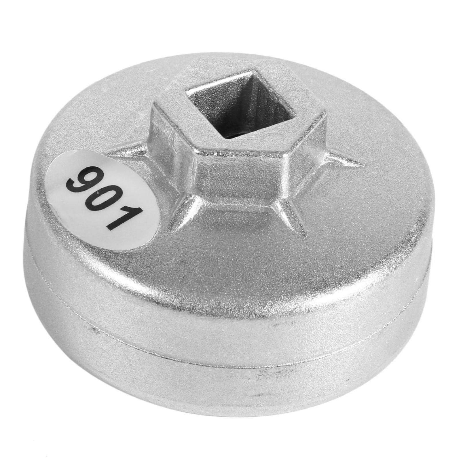 Akozon Auto Ölfilterschlüssel, 65mm 14 Flöten Kappe Ölfiltergehäuse Entfernungswerkzeug 901 Akozon Auto Ölfilterschlüssel, 65mm 14 Flöten Kappe Ölfiltergehäuse Entfernungswerkzeug 901 von Akozon