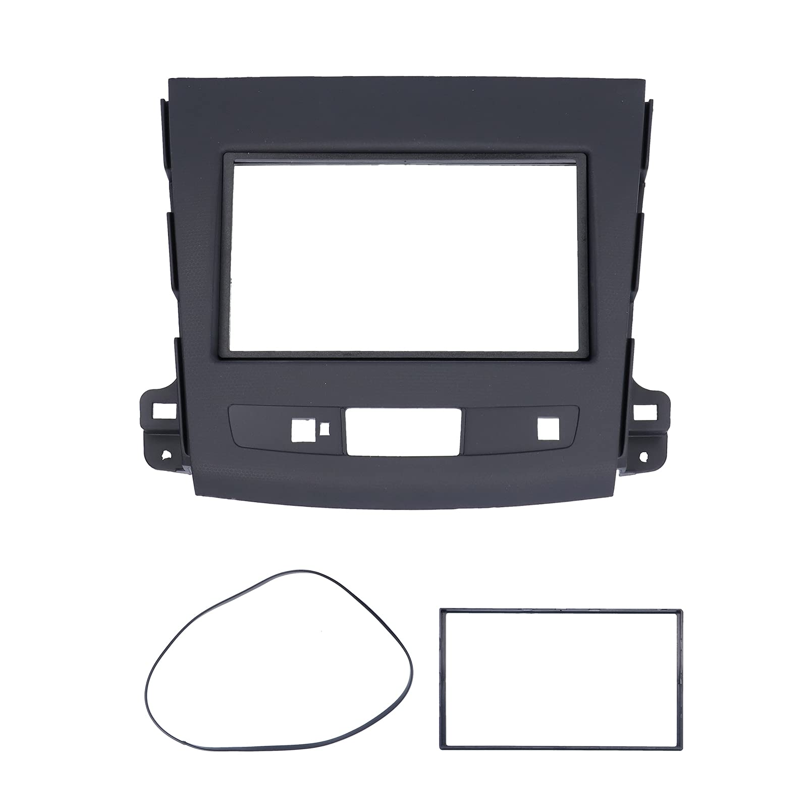 Akozon Autoradio Radioblende Doppel DIN Radioblende 2Din Stereo Radio Fascia DVD Audio Navigation Panel Rahmen Passend für Outlander 2008-2012 Akozon Autoradio Radioblende Doppel DIN Radioblende 2Din Stereo Radio Fascia DVD Audio Navigation Panel Rahmen Passend für Outlander 2008-2012 von Akozon