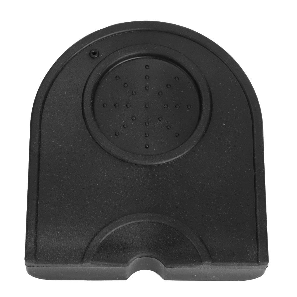 tamperstation + Black Multifunktions verdicken Anti-Rutsch-Verschleißfestigkeit Coffee Tamper Holder Silikon Pad Mat(Schwarz) von Akozon