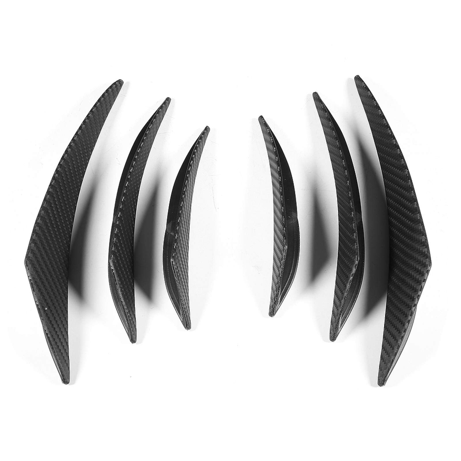 Akozon Canards Frontstoßstange Lippe Kohlefaser Textur Auto Stoßstange Schutz Fin Canard Splitter Diffusor Valenz Spoiler Lippe 6pcs Akozon Canards Frontstoßstange Lippe Kohlefaser Textur Auto Stoßstange Schutz Fin Canard Splitter Diffusor Valenz Spoiler Lippe 6pcs von Akozon