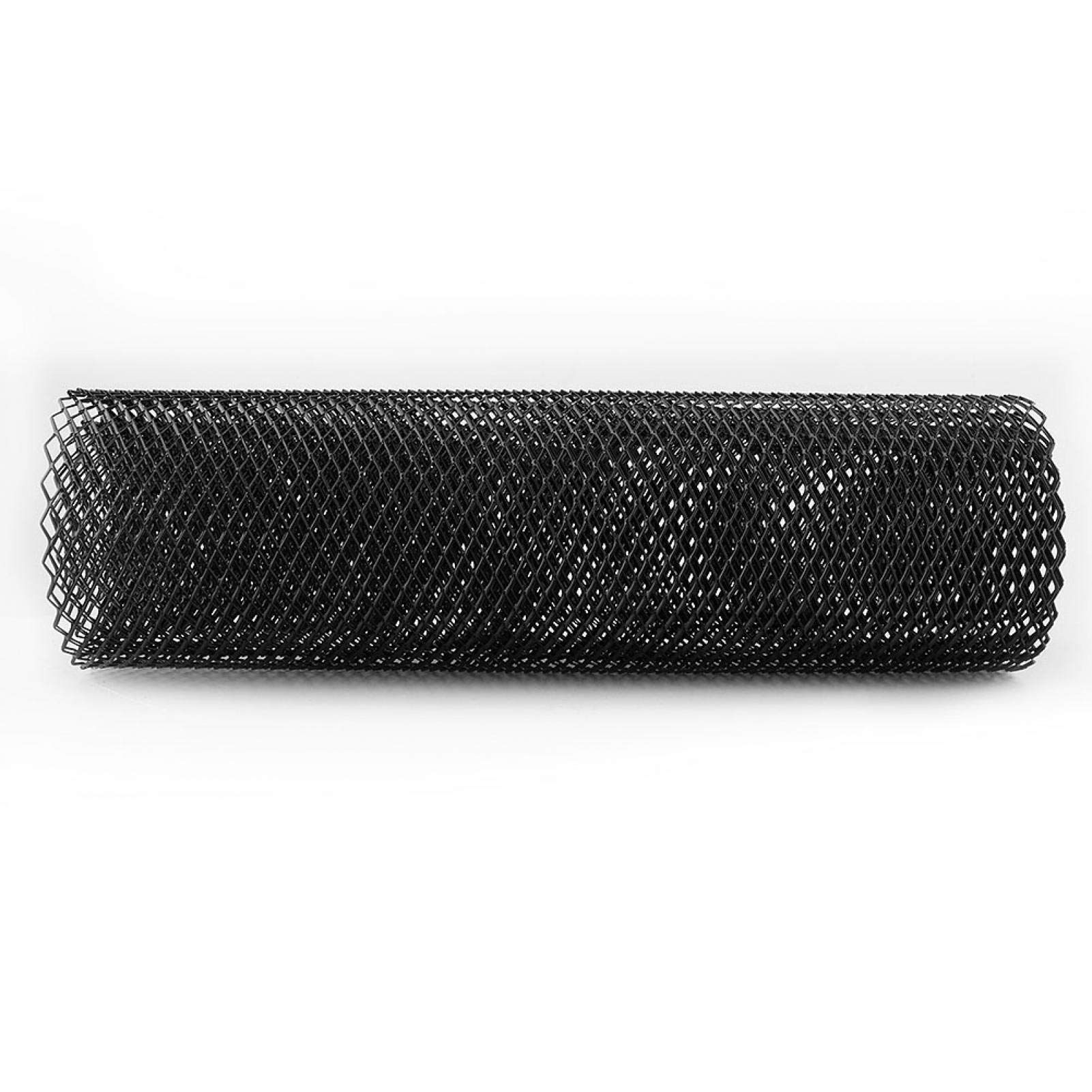 Akozon Front Kühlergrills,Autogrill Autogrill Mesh Universal Mesh Grill Car Body Grill 6x12mm Aluminiumlegierung Car Grill Mesh Net Grid Body Bumper Rhombischer Grill Car Mesh Grill Automotive von Akozon