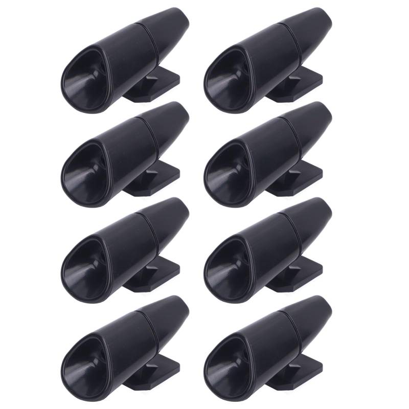 Akozon Hirsche Pfeifen Vermeiden Kollisionen Warngeräte Klebebänder Wildlife Alarm für Car Trucks Motorräder (Black) von Akozon