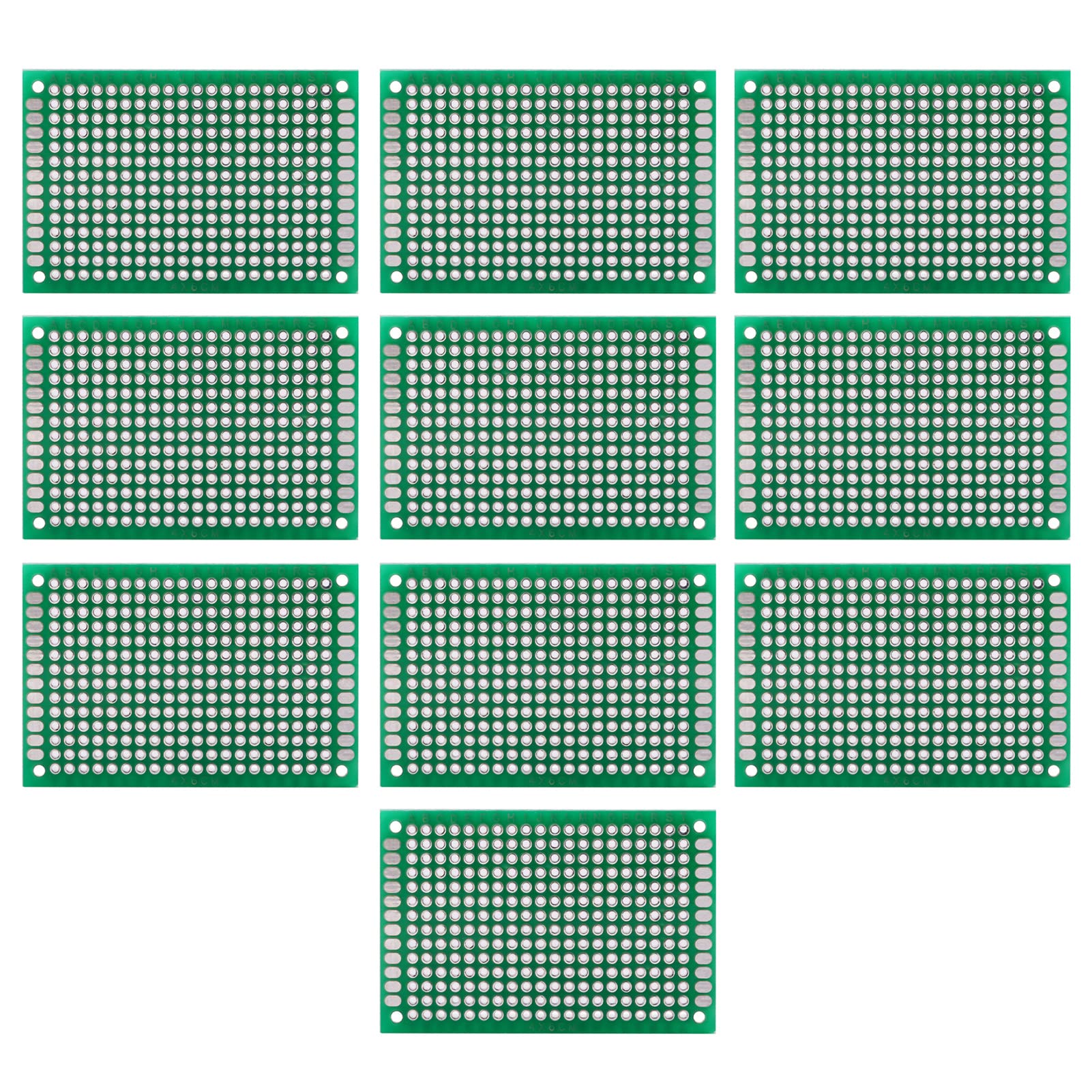 Akozon Leiterplatte 10 Stück 4 x 6cm Doppelseiten Prototyping DIY Löten Universal PCB Circuit Board Akozon Leiterplatte 10 Stück 4 x 6cm Doppelseiten Prototyping DIY Löten Universal PCB Circuit Board von Akozon