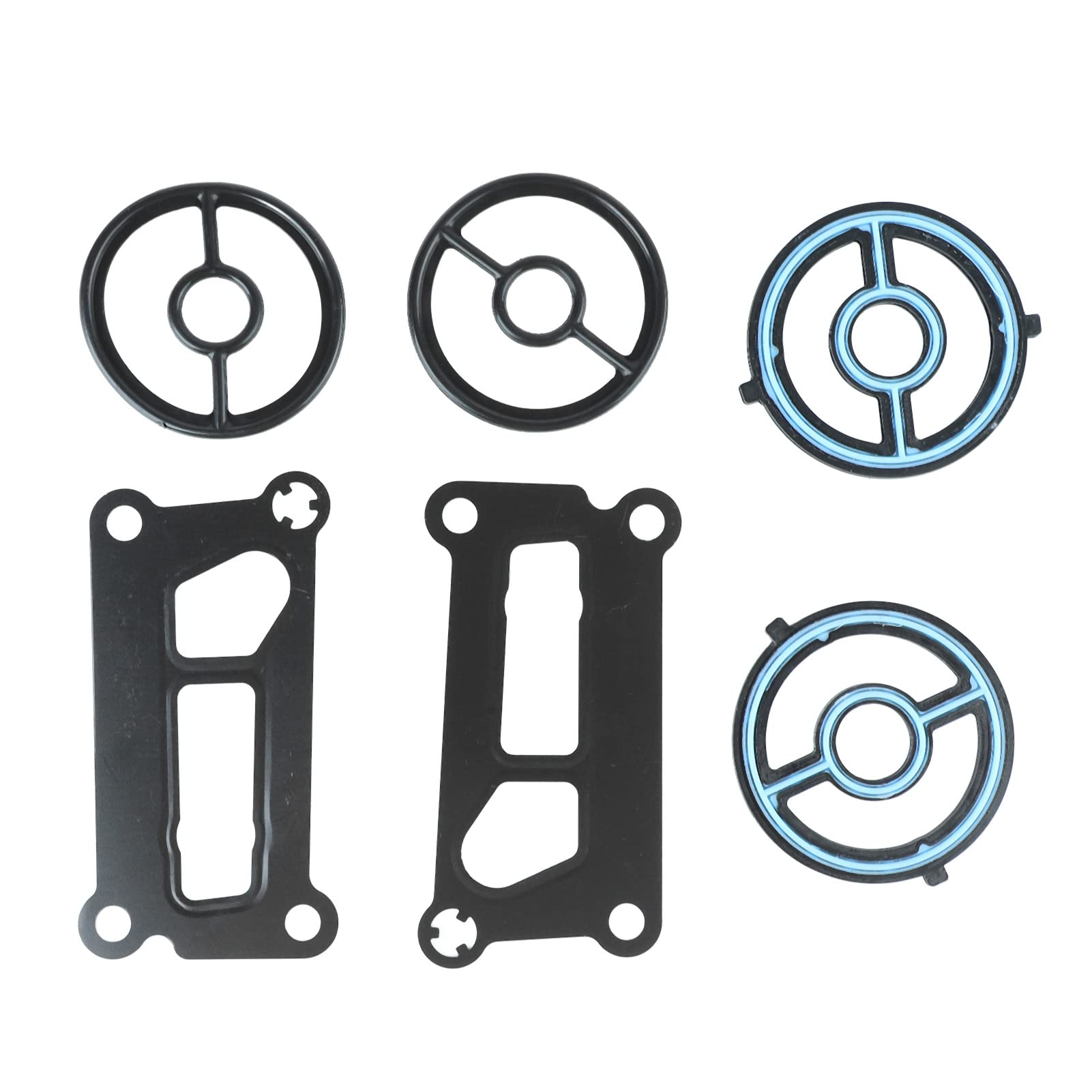 Akozon Motorölkühler-Dichtungssatz, Hochfester Motorölkühler-Dichtungssatz, Ölkühler-Adapterdichtung LF02 14 700 Ersatz für 3 5 6 CX-7 Akozon Motorölkühler-Dichtungssatz, Hochfester Motorölkühler-Dichtungssatz, Ölkühler-Adapterdichtung LF02 14 700 Ersatz für 3 5 6 CX-7 von Akozon