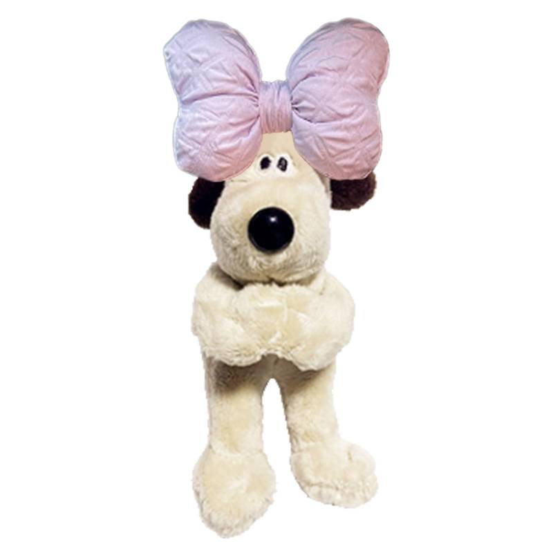 Akozon Niedlicher Hund, Plüschtier, Auto, Blinker, Wischer, Cartoon-Dekoration, Mini-Puppe, Ornamente für -Modelle (Purple) von Akozon