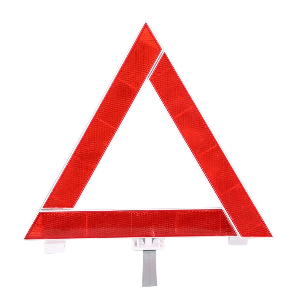 Akozon Notfall Dreiecke, Faltbares Auto Reflektierendes Dreieck Kunststoff Dreieck Schild Notfall Pannen Warntafel Auto Stoppschild von Akozon