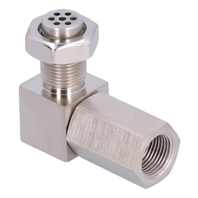 Akozon O2 Sensor Spacer, 90° Universal O2 Sauerstoffsensor Adapter M18x1,5 Gewinde Katalysator für Auto O2 Sensor Adapter von Akozon