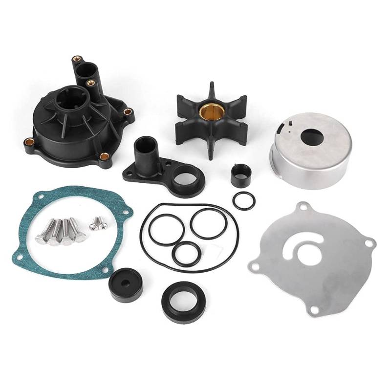 Akozon Pumpenlaufradsatz, 0395062 5001594 Wasserpumpenlaufrad Reparatursatz Ersatz für Evinrude Evinrude V4 / V6 / V8 1982-1992 90PS-140PS von Akozon