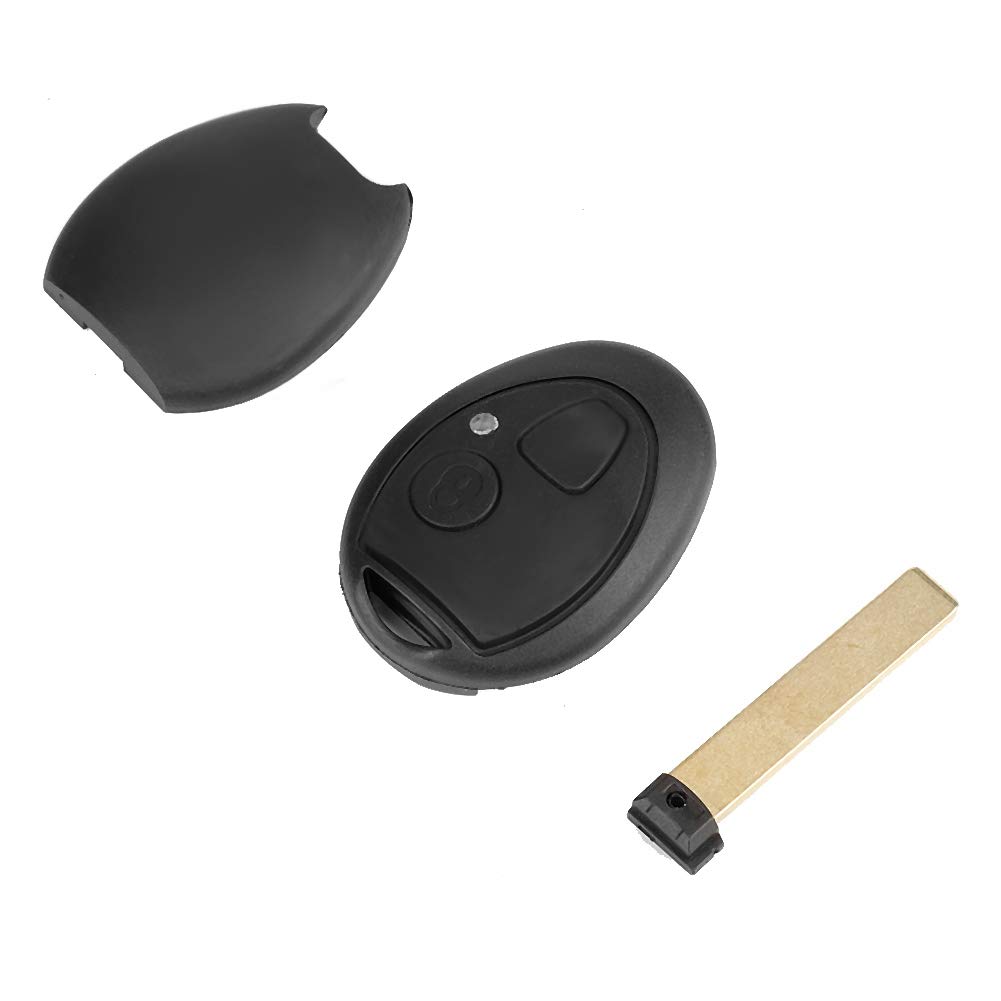 Akozon Schlüsselanhänger Fall Shell 2 Tasten Auto Remote Key Fob Shell Fall + Blank Blade Passend für Rover 75 MG ZT Akozon Schlüsselanhänger Fall Shell 2 Tasten Auto Remote Key Fob Shell Fall + Blank Blade Passend für Rover 75 MG ZT von Akozon