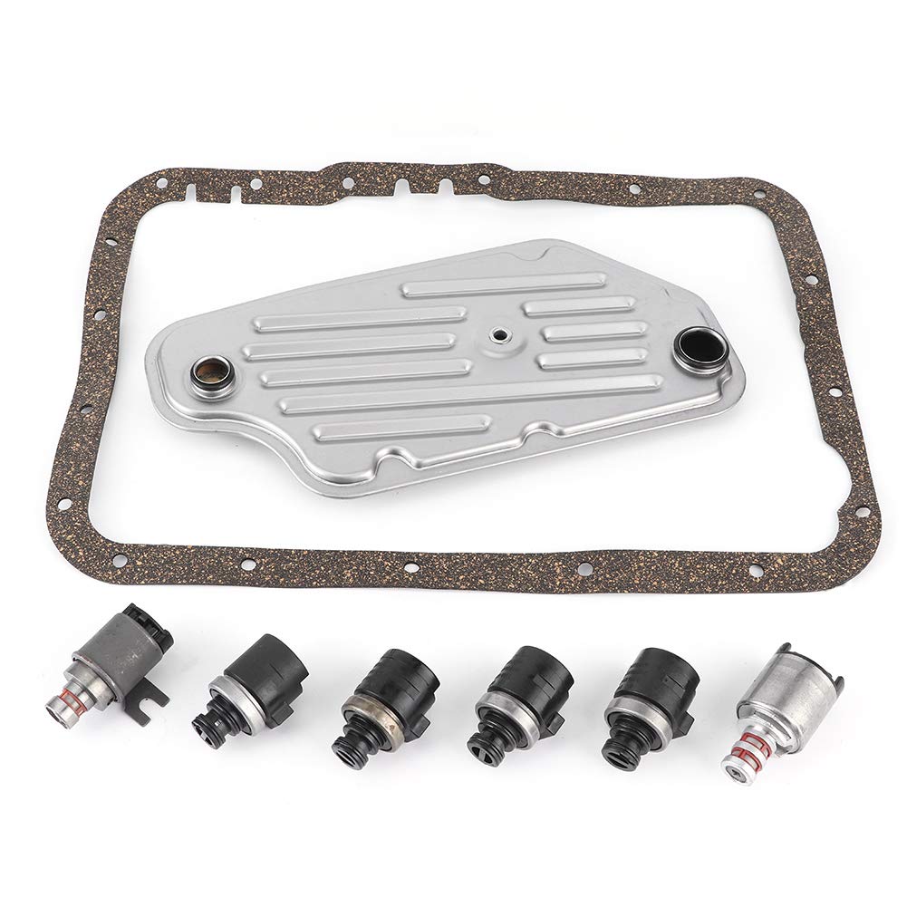Akozon Solenoid-Kit-Filtersatz 4R44E 4R55E 5R55E 5R44E 2WD Magnetfiltersatz Ersatz für 4R44E 4R55E 5R44E 5R55E Getriebe ab 95 Akozon Solenoid-Kit-Filtersatz 4R44E 4R55E 5R55E 5R44E 2WD Magnetfiltersatz Ersatz für 4R44E 4R55E 5R44E 5R55E Getriebe ab 95 von Akozon