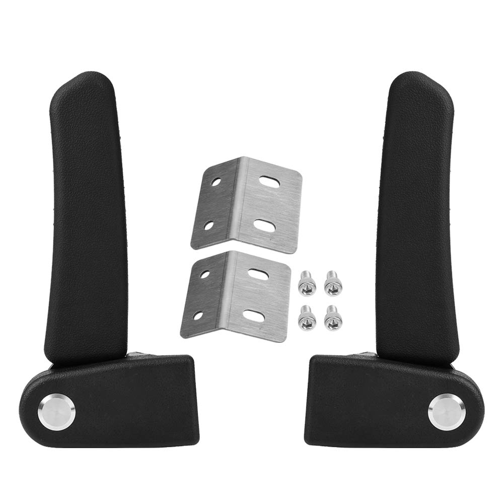 Akozon Topcase für Motorrad, Motorrad-Passagier-Topcase-Box, Armlehne, ABS-Kunststoff, Schwarz, Sitz-Kit Akozon Topcase für Motorrad, Motorrad-Passagier-Topcase-Box, Armlehne, ABS-Kunststoff, Schwarz, Sitz-Kit von Akozon