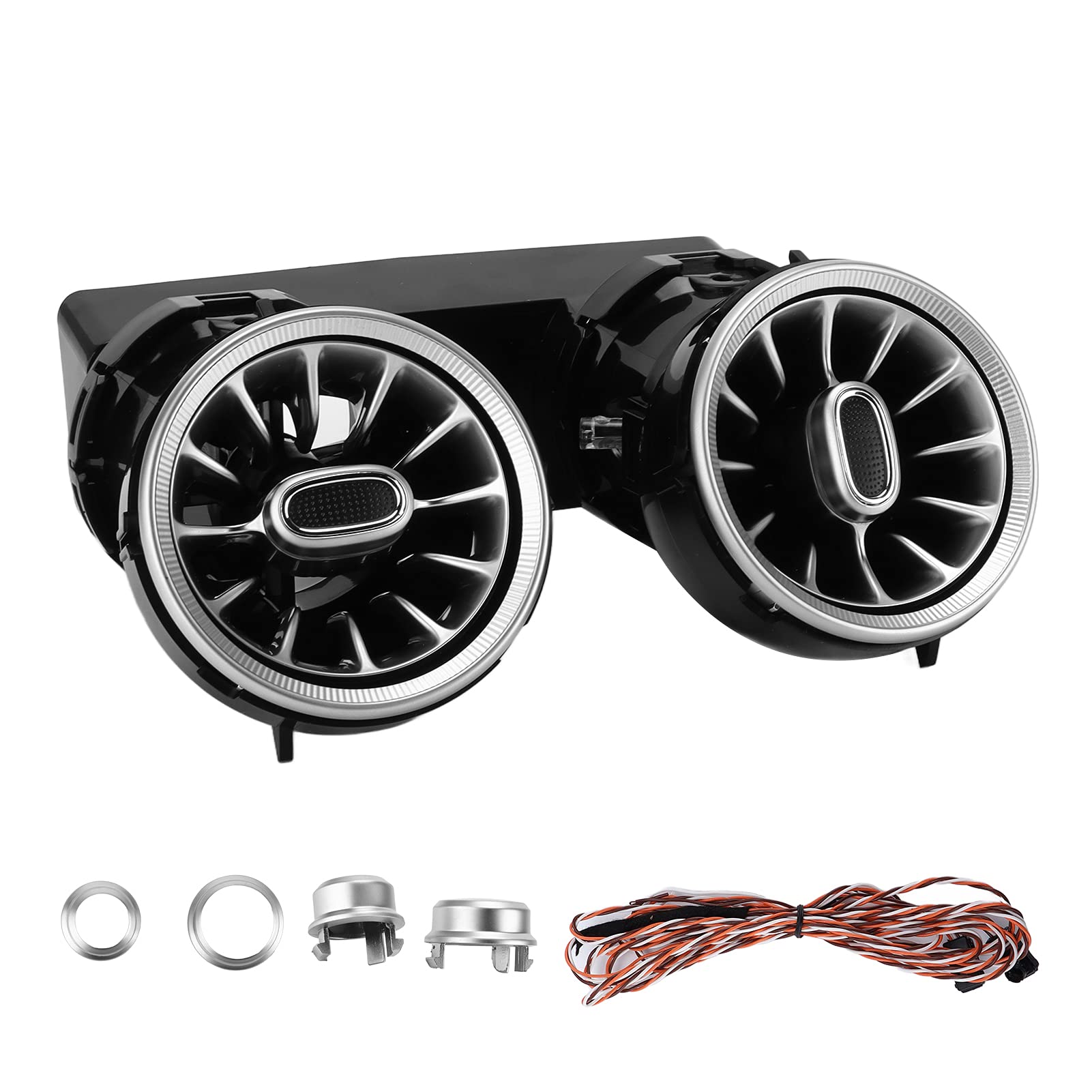 Akozon Turbo Umgebungslicht, 3-farbiges Hinteres LED-Turbinenentlüftungs-Umgebungslicht-Kit für Mercedes-Benz C-GLC-Klasse W205 X253 2015-2018 von Akozon